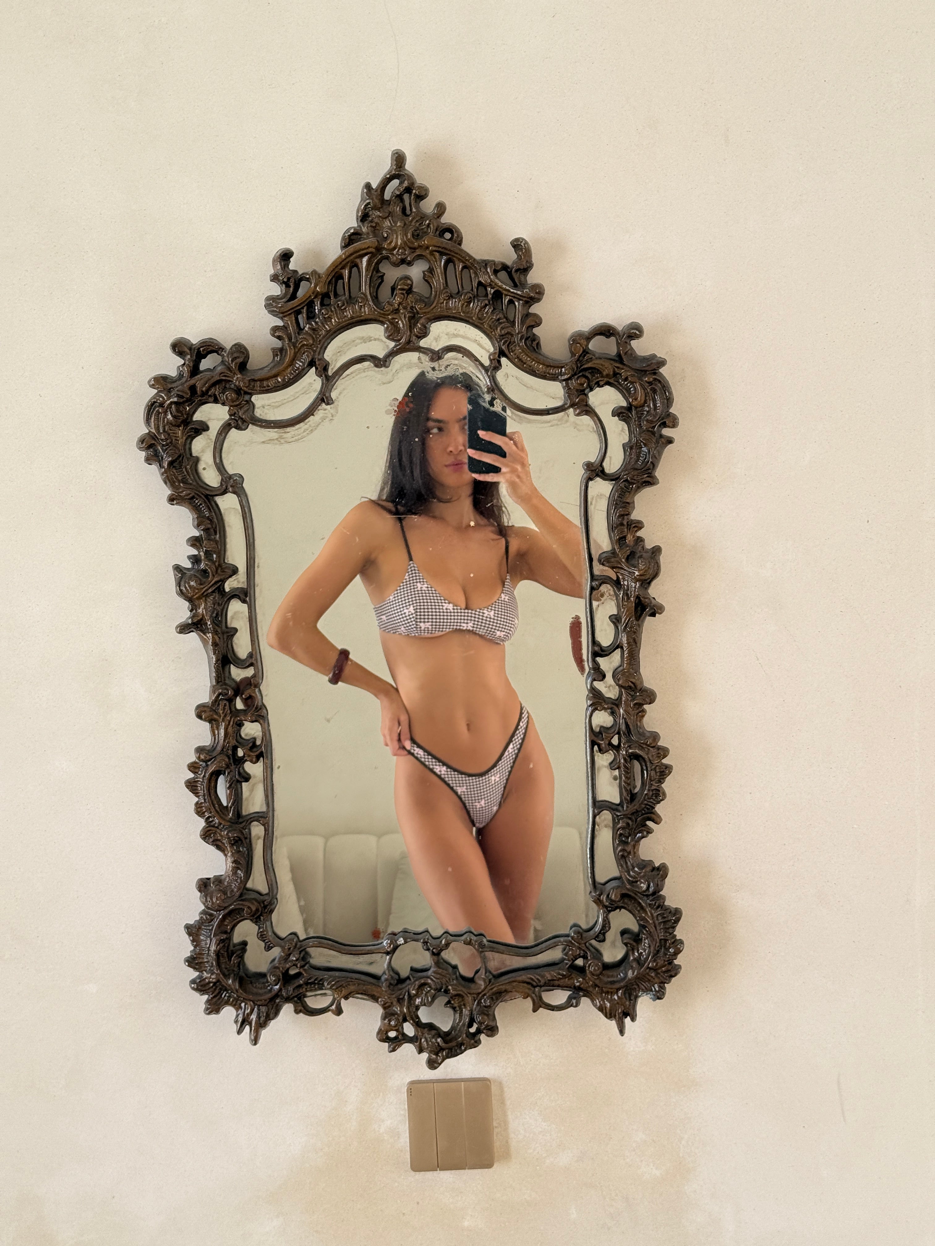 Scoop Bikini Top in Bocini — Reversible
